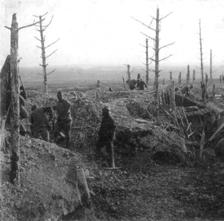 Trenches in the Front at Douaumont