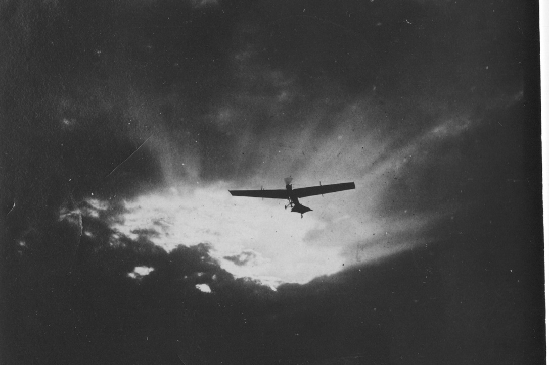 Inspecting a crashed German plane